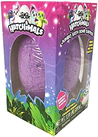 Hatchimals Jumbo Bath Bomb Surprise ~ 7.05 oz ~ Mystery Charm Inside (Burtle Berry)