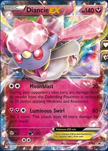 Pokemon Diancie EX Premium Collection Foil Holo Promo Card XY43 XY 43 (English)