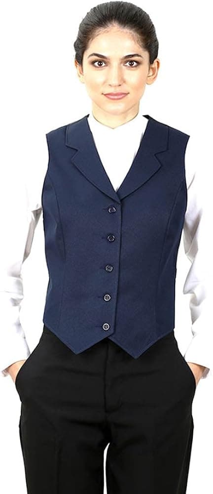 SixStarUniforms Women's Notch Lapel Vest