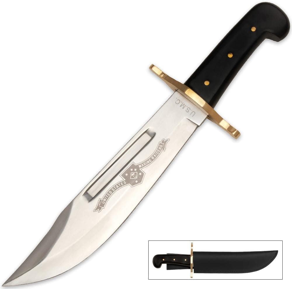 V-44 Marine Raider Bowie Knife & Sheath