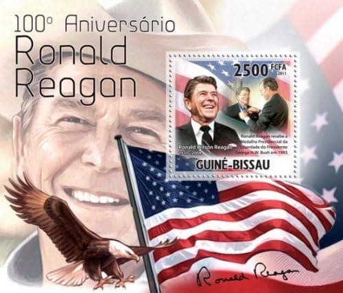 Ronald Reagan Collectible Postage Stamp GB11302b