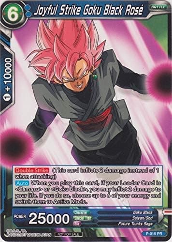Dragon Ball Super TCG - Joyful Strike Goku Black Rose (Foil Version) Cards Ball Super Cards - P-015