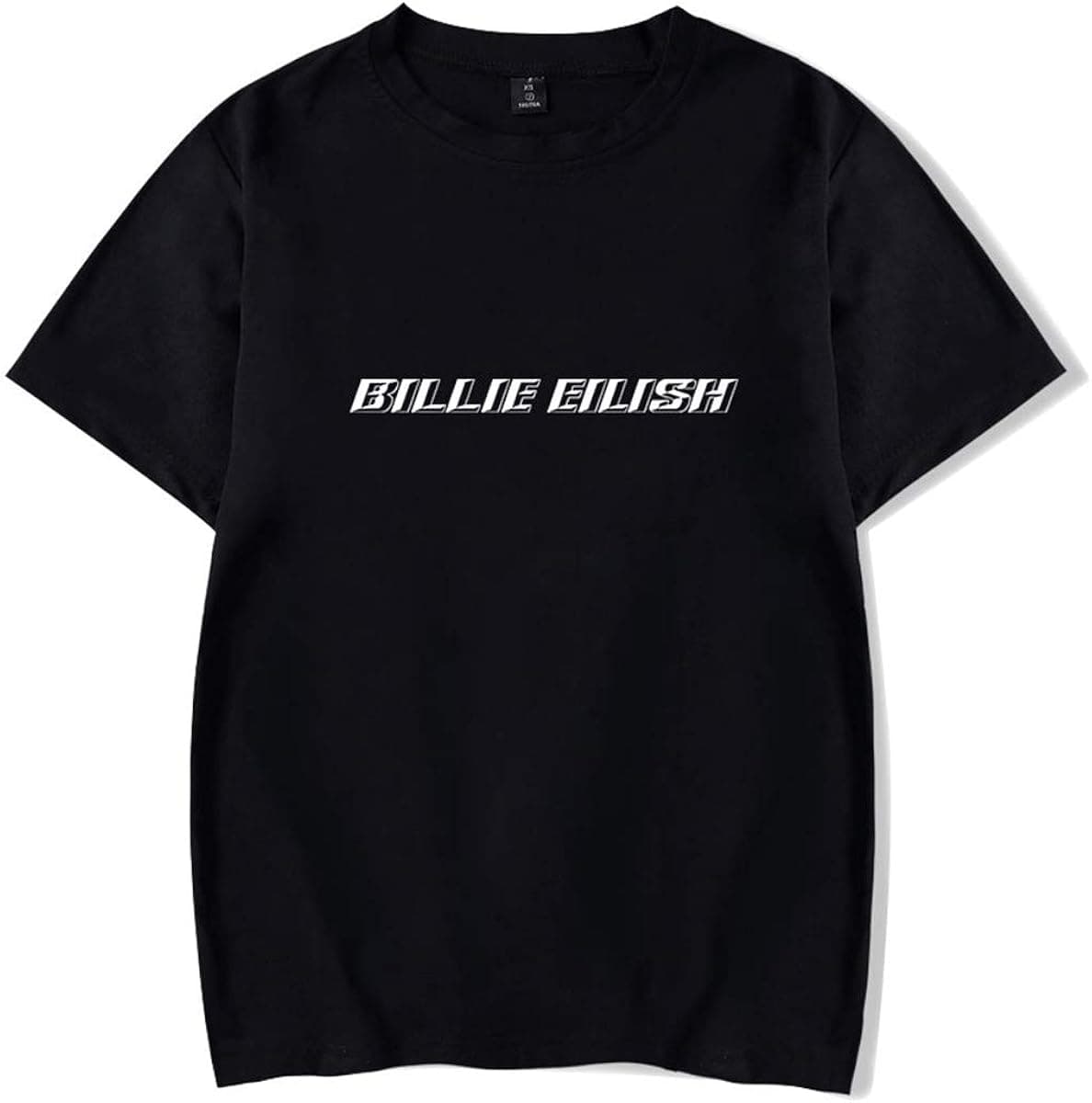 SIMYJOY Hip Hop Streetwear T-Shirt Cool Street Fashion Oversized Tee Black L
