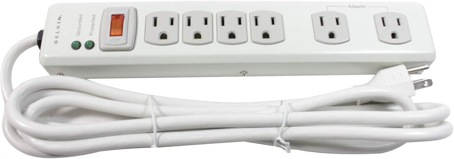 Belkin 6-Outlet Surge Suppressor F9D601-08-DP