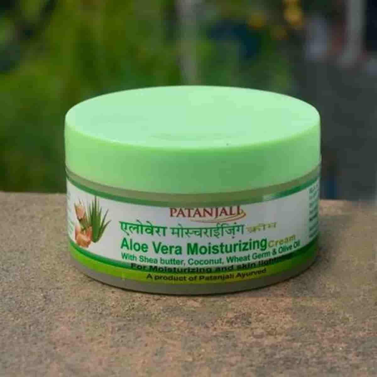 Patanjali Aloe Vera Face Cream Herbal Moisturizing Cream 50 Gram