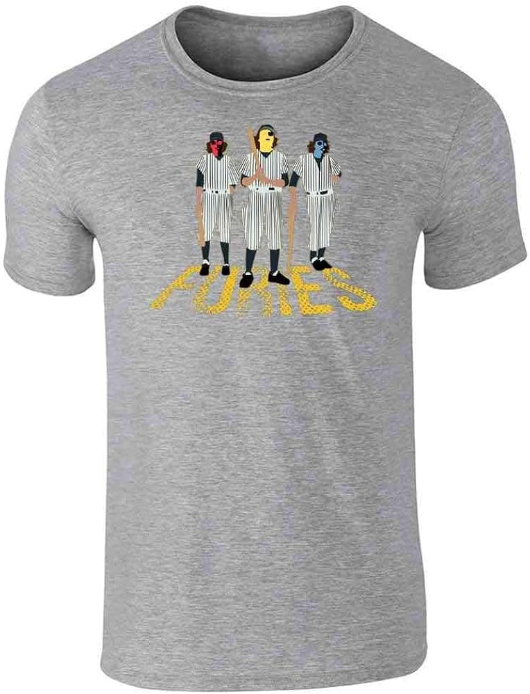 Pop Threads Baseball Furies Minimalist 70s Graphic Tee T-Shirt for Men