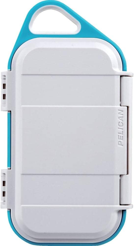 Pelican Go G40 Case - Waterproof Case (White/Aqua)