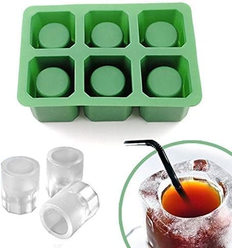 IC ICLOVER Silicone Ice Shot Glass Mold