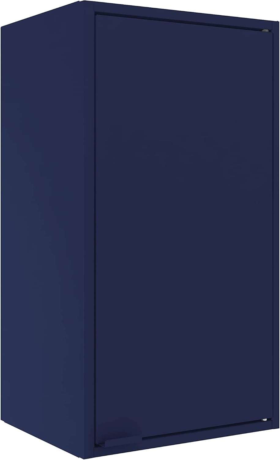 itbe Easy Fit Ready-to-Assemble Multipurpose One Door Wall Steel Cabinet Space Organizer (Blue)