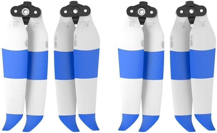 gouduoduo2018 2 Pairs Mavic Air 2 7238F Propellers Low Noise Prop for DJI Air 2S / Air 2 Accessories (Blue & White)
