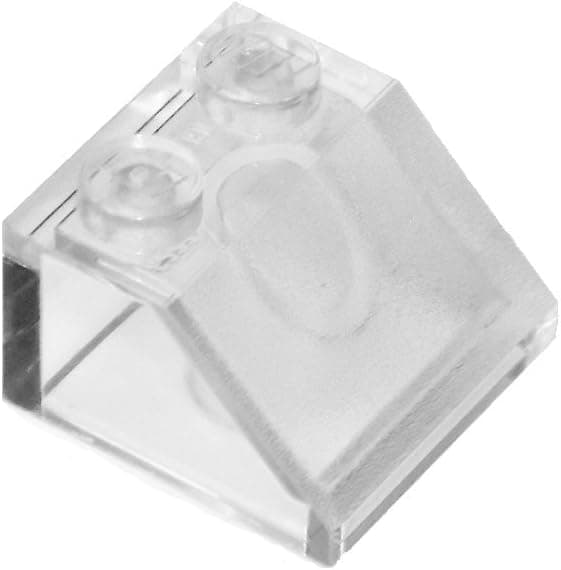 LEGO Parts and Pieces: Transparent Clear 2x2 45 Slope x50