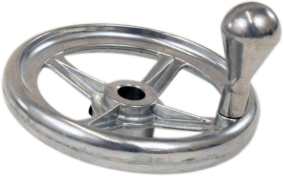 Craftsman 818526 Table Saw Hand Wheel Genuine Original Equipment Manufacturer (OEM) Part Silver