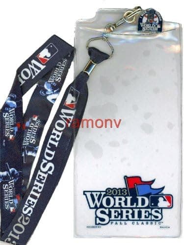 Boston Red Sox 2013 MLB World Series Lanyard , Ticket Holder and Pin
