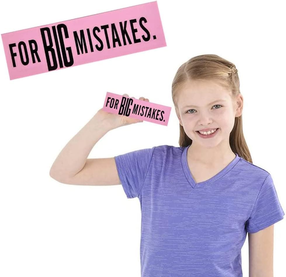 Jumbo Big Mistake Eraser, School Supplies, Party Favor (Single-Pack)