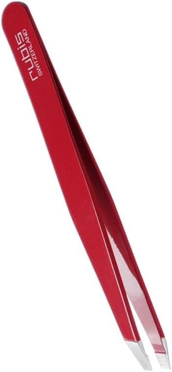 Rubis Swiss Cross Stainless Steel Slant Tweezer