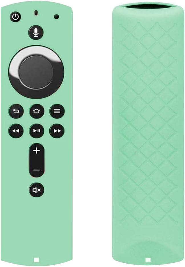 Shockproof Protective Silicone Case/Covers Compatible with All-New Alexa Voice Remote for Fir TV Stick 4K, Fir TV Stick (2nd Gen), Fir TV (3rd Gen) (Mint)