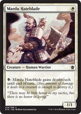 Magic The Gathering - Mardu Hateblade (16/269) - Khans of Tarkir