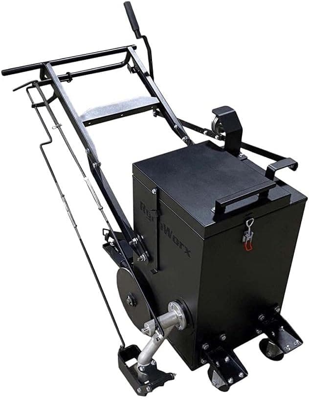 Asphalt Kingdom - RY10 Pro Melter Applicator for Filling Asphalt Cracks - 4-Wheel Designed Ry10 Pro is Safe, Reliable, and Efficient Crack Seal Machine - 10 Gallon
