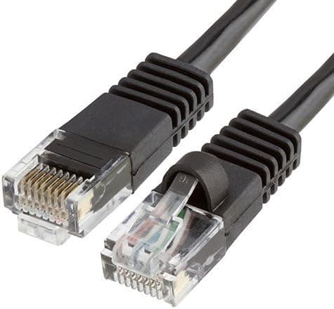 Importer520 50FT CAT5 CAT5e RJ45 Patch ETHERNET Network Cable 50 FT for PC, Mac, Laptop, PS2, PS3, Xbox, and Xbox 360, Black