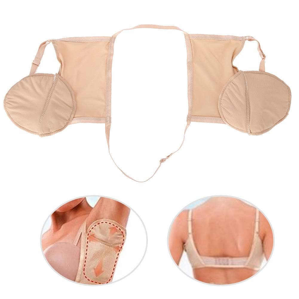 Qkiss Underarm Sweat Pads Underarm Sweat Pads, Armpit Sweat Pads Underarm Pads Washable, Invisible Comfortable Armpit Protection