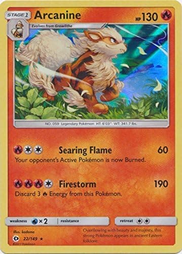 Pokemon - Arcanine - 22/149 - Holo Rare