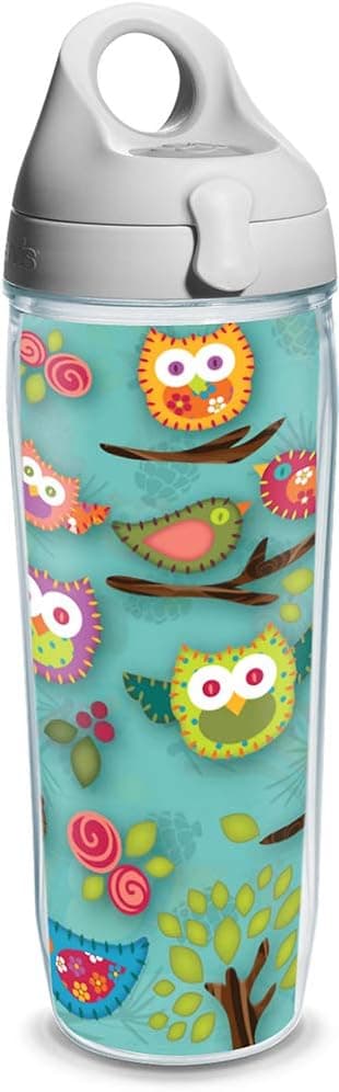 Tervis Water Bottle, Owls Wrap -