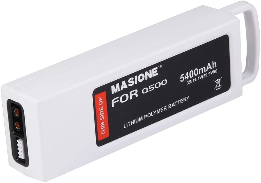 Masione Replacement LiPo Flight Battery for Yuneec Q500 Q500+ Q500+PRO 4K Quadcopter 11.1V 5400mAh