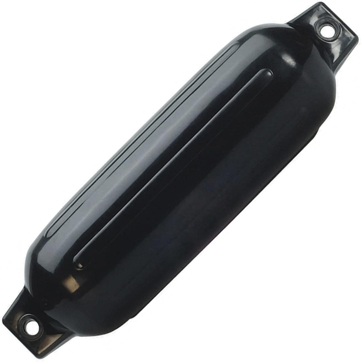 Ribbed Boat Fender Inflatable Size: 6.5" x 23", Color: Black