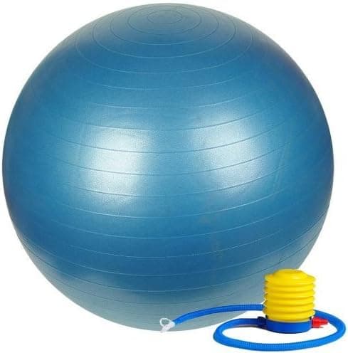 Fitness Sun Total Body Balance & Exercise Ball Gym Kit - Anti-Burst 550lb load capacity (55mm)