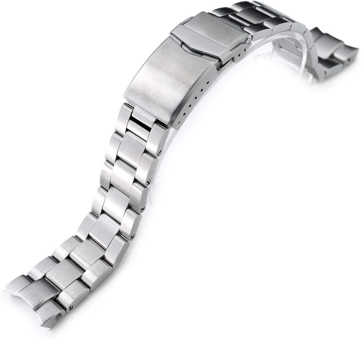 MiLTAT 20mm Watch Band for Seiko Alpinist SARB017, Super-O Screw-Link