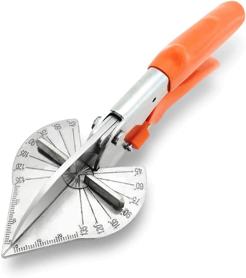 NUZAMAS Gasket shear, Mitre Shear, Multi/Adjustable Angle Trim Cutter, Cutting Plastic, PVC PPR PE Pipe, Branch, Wire
