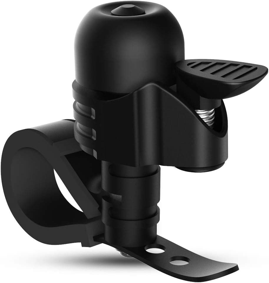 Bike Bell, Brass Bicycle Bell, 360° Rotation Adjustable Handlebar Bell for City Bike, Road Bike, Mountain Bike, Children Bike, Scooter, Fits Handlebars 19~32mm (0.83inch~1.26inch)…
