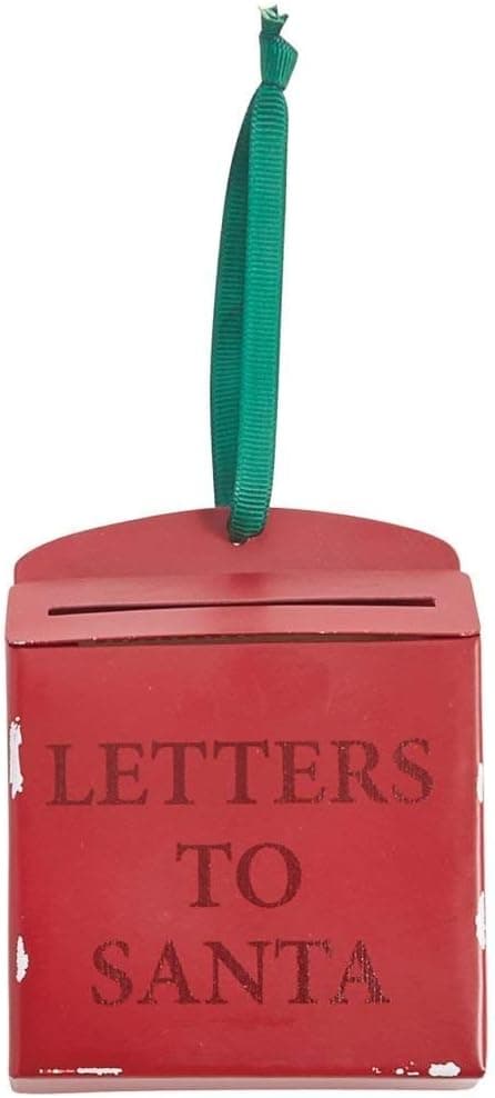 Mud Pie Red Mailbox Ornaments Sets