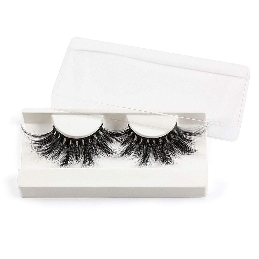 MAGEFY 25mm 3D Mink Lashes Dramatic Volumn Eyelashes Thick Strip False Eyelashes