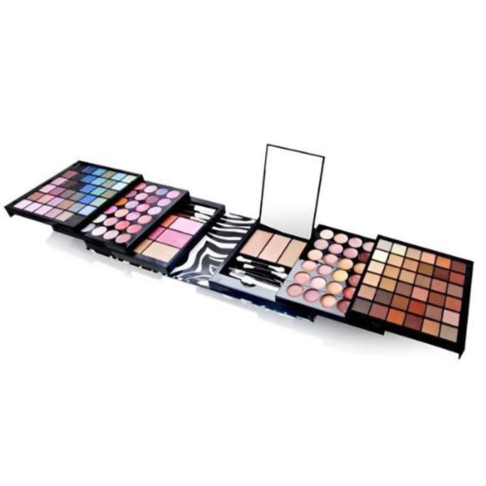 Cameo Make Up Collection Model No. 296A, Silver Zebra