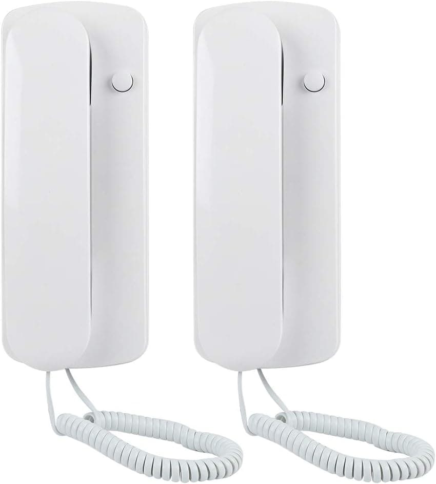 Intercom Doorphone, Non-Visual linerphone Wired AC DC Two Way Intercom Doorphone Audio Suitable for Villa Home Office