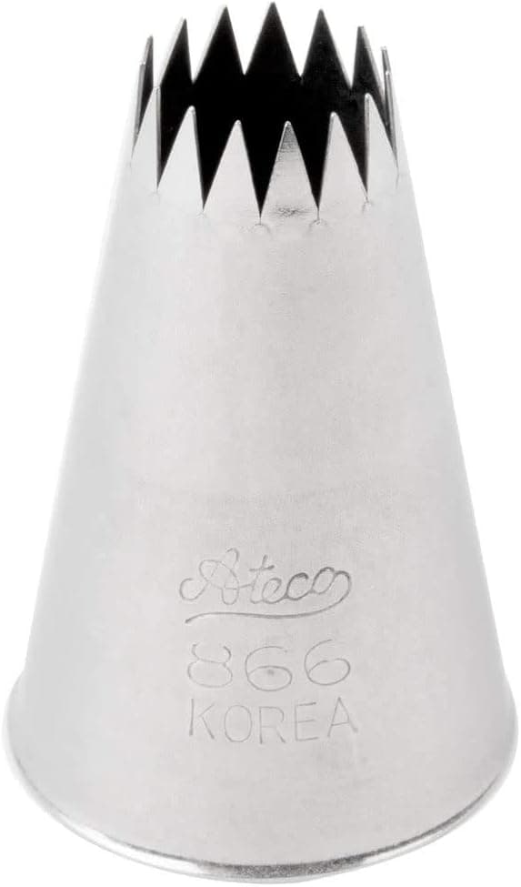Ateco French Fine Cut Star #6B Decorating Pastry Tip