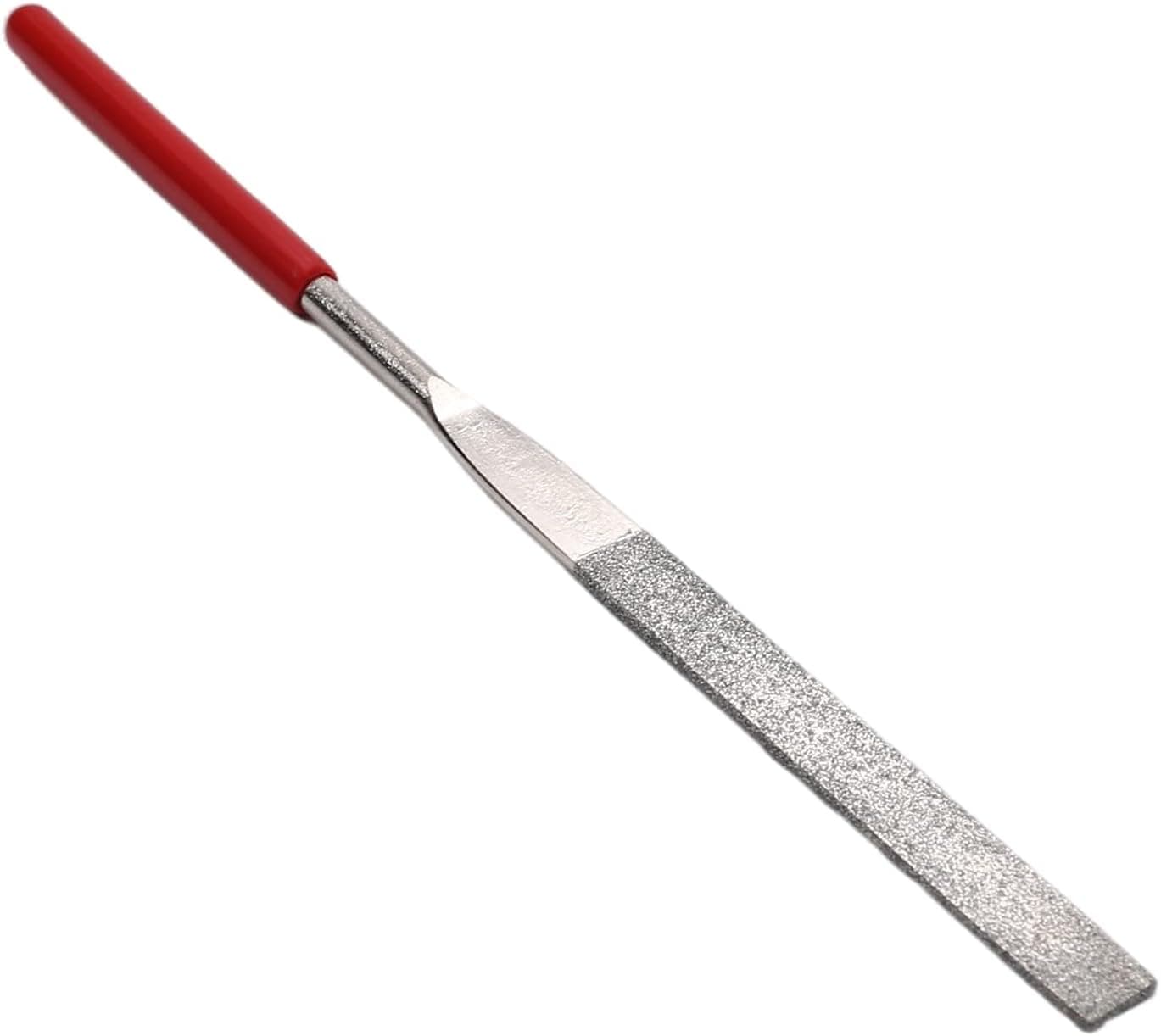 Auniwaig 150 Grit 5mm x 180mm Flat Diamond Needle File Small Needle File For Metal Sanding Sanding Jewelers Hobby Wood And More 1pcs