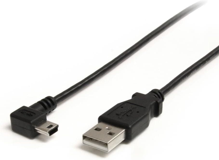 Mini USB Cable A to Right Angle Mini B for Tom Tom