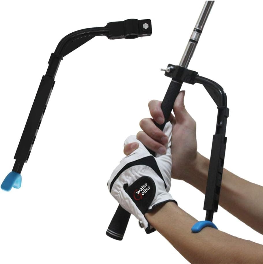 Wafer Golfer Golf Training Aids Swing Gesture Correcting Tool Motion Correction Golf Self Trainer Unisex for Right/Left Handed with Instruction Manual