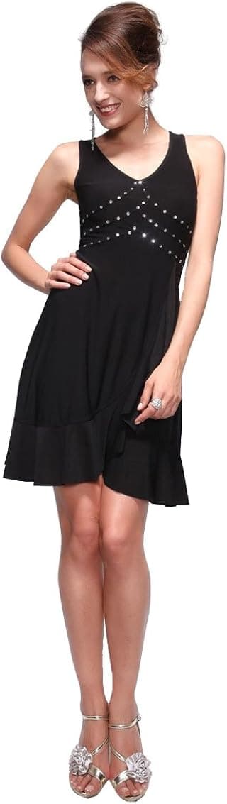 Ever-Pretty Women's Rock Sequined Short Dress