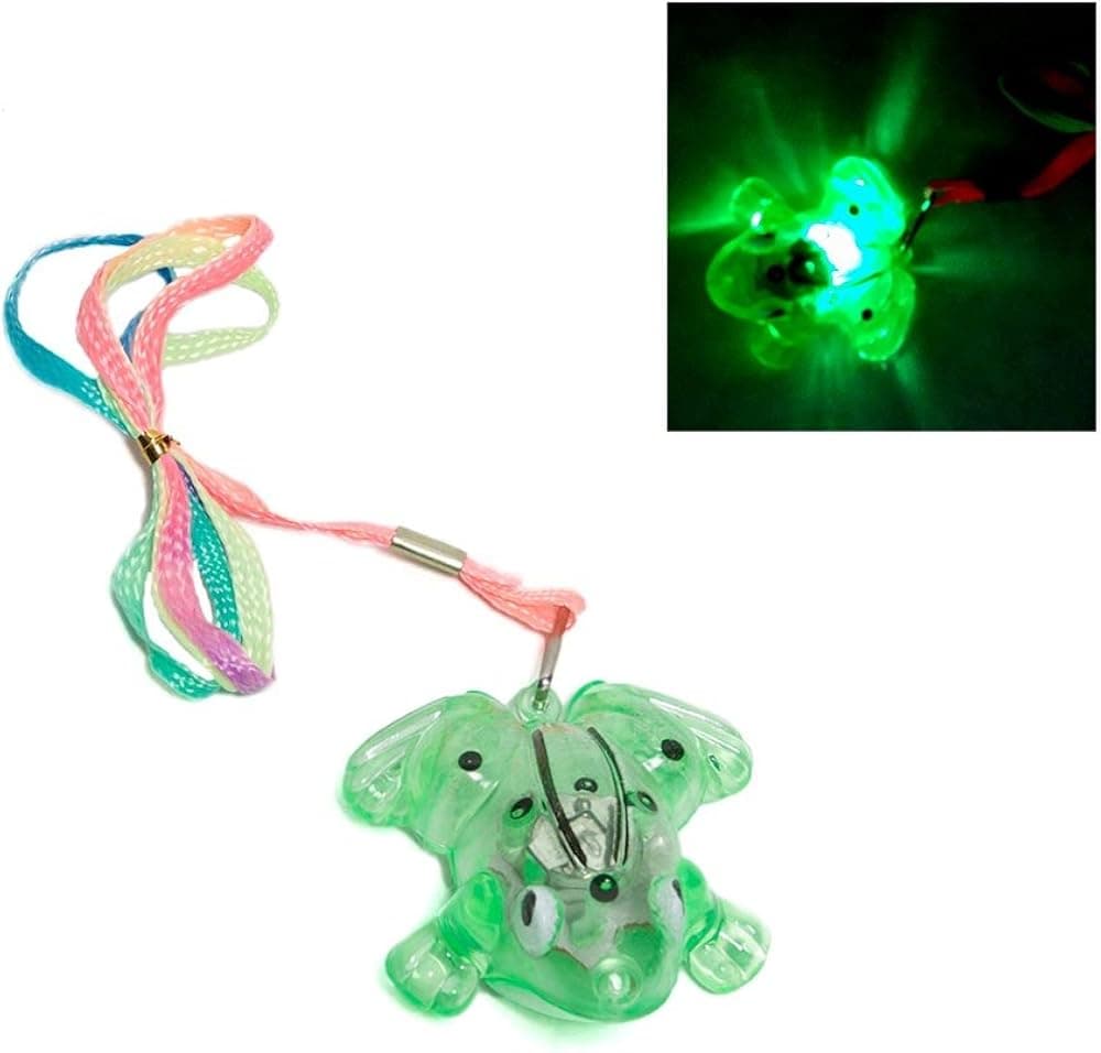 Flashing Frog Necklace