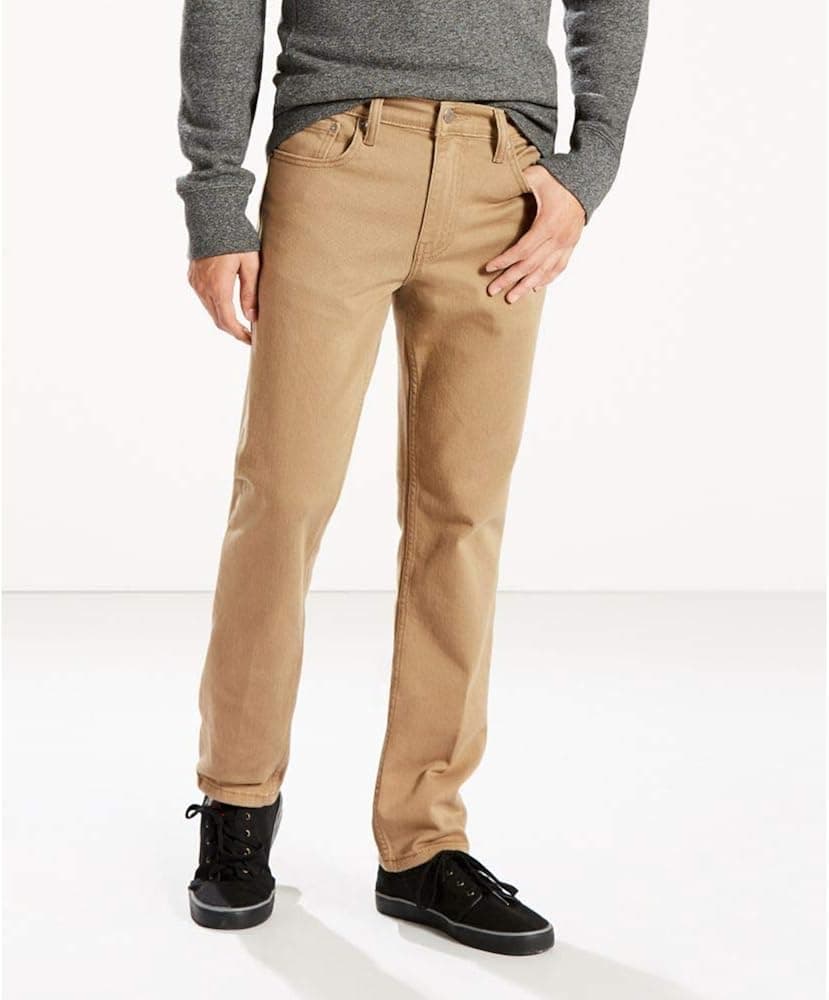 Levi's Men's 511 Slim Fit Discontinued, Lead Grey Piece Dye-Stretch, 36W x 30L