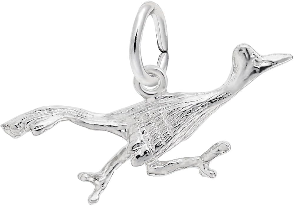 Road Runner Bird Charm, Charms for Bracelets and Necklaces