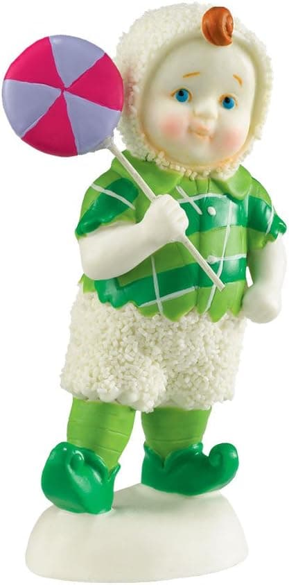 Department 56 Snowbabies Guest Collection by Lollipop Boy Figurine, 3.15-Inch
