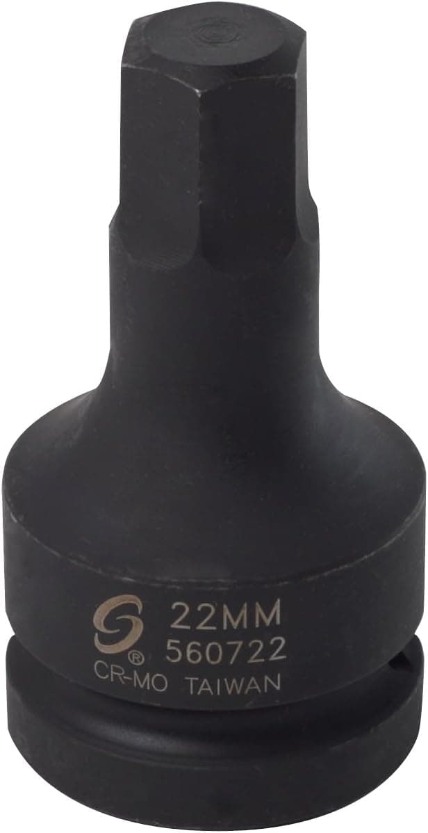 Sunex 560722 1-Inch Drive 22mm Hex Driver Socket