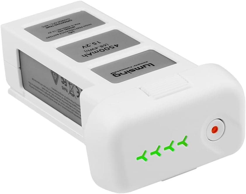 2x Lumsing New 15.2v 4500mAh Extended Replacement Intelligent Battery for DJI Phantom 3 Standard Advanced Professional