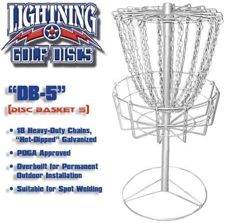 Lightning DB-5 Basket Disc Golf Basket