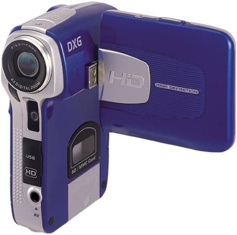 DXG 579V Blue Hi-Def Pocket Camcorder (Discontinued by Manufacturer)