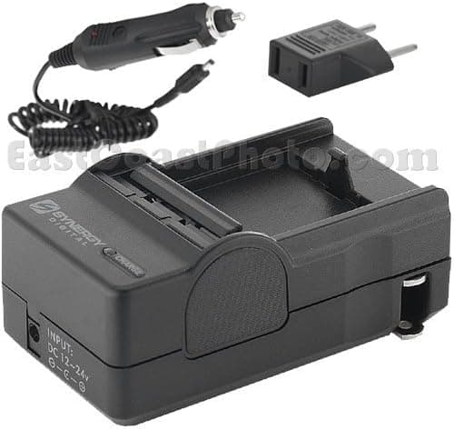 Samsung SL600 Digital Camera Battery Charger (110/220v with Car & EU adapters) - Replacement Charger for Samsung BP-70A Battery -